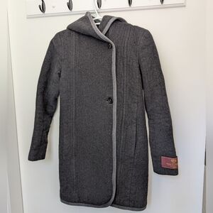 Wilfred Wool & Cashmere Blend Coat with Hood – XXS